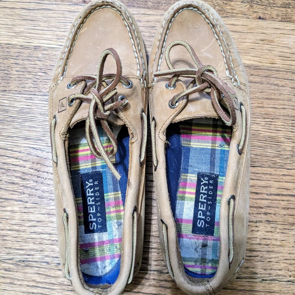 Leather Sperry Top Siders